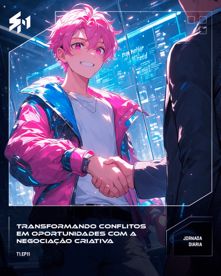 Alex estrechando la mano de un inversor.